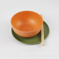 Eco-Friendly Natural Bamboo Dinnerware Bamboo Fiber Bowls Tableware For Healthy Dining